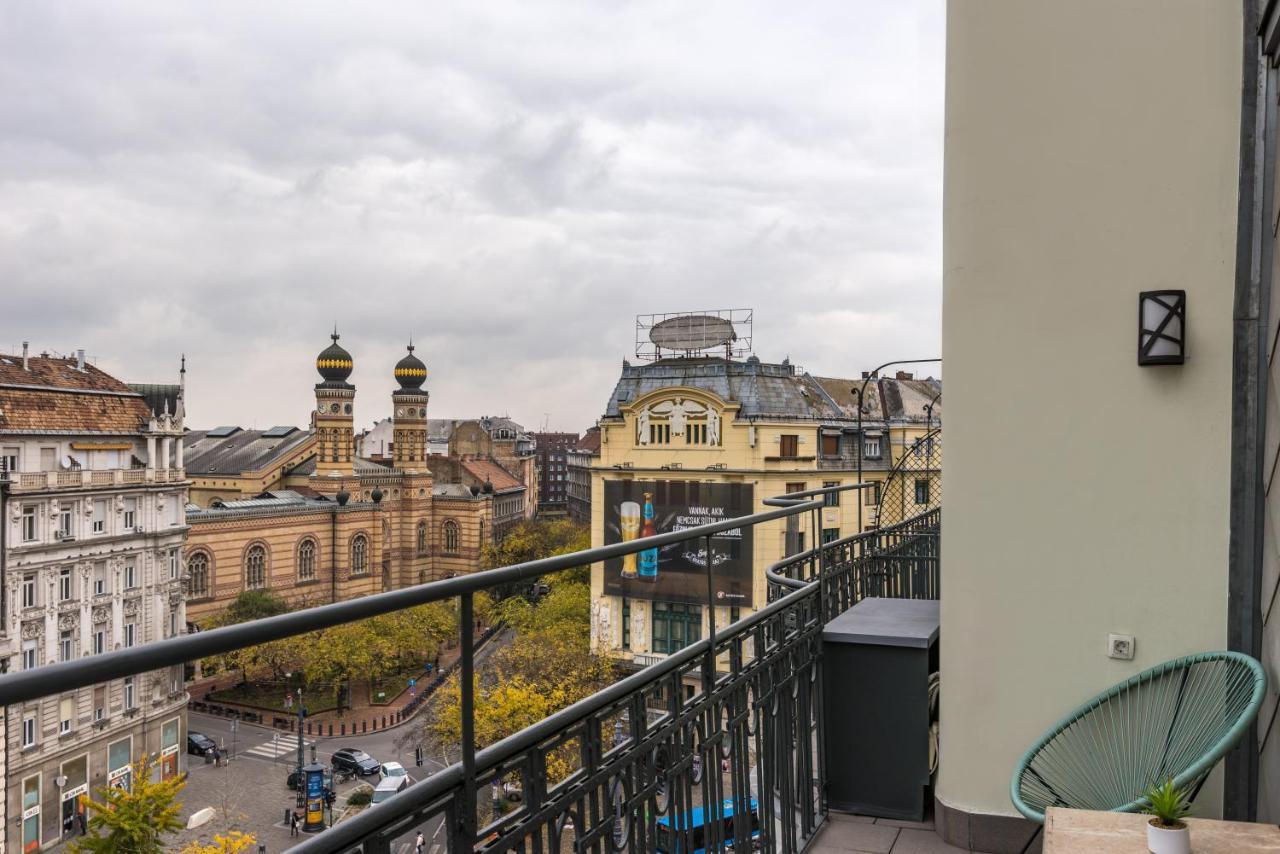 Panoramic Smart Penthouse Central View Of Grand Synagogue Appartamento Budapest Esterno foto