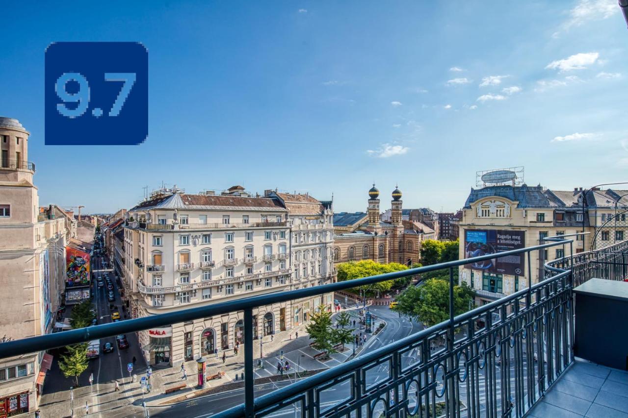 Panoramic Smart Penthouse Central View Of Grand Synagogue Appartamento Budapest Esterno foto